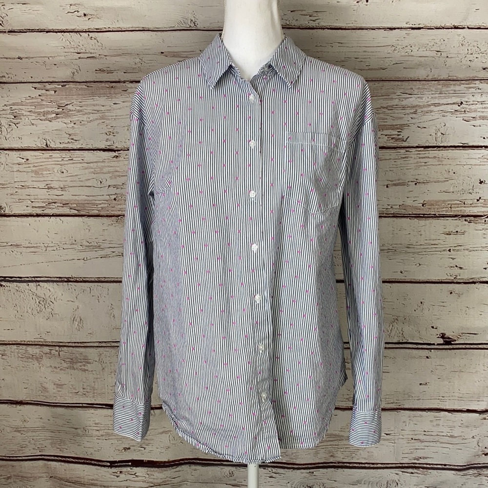 A New Day Stripe Button Up Large